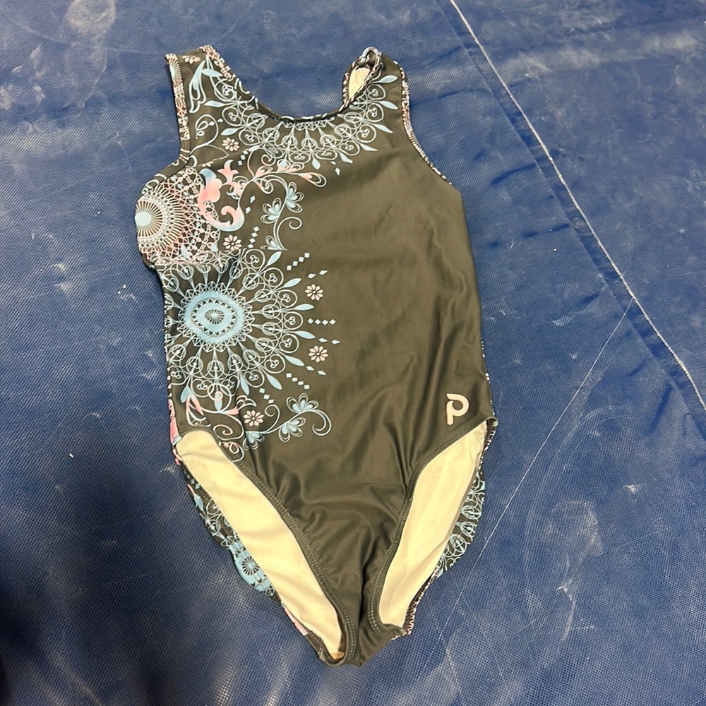 Plum practice wear gymnastics leotard AM